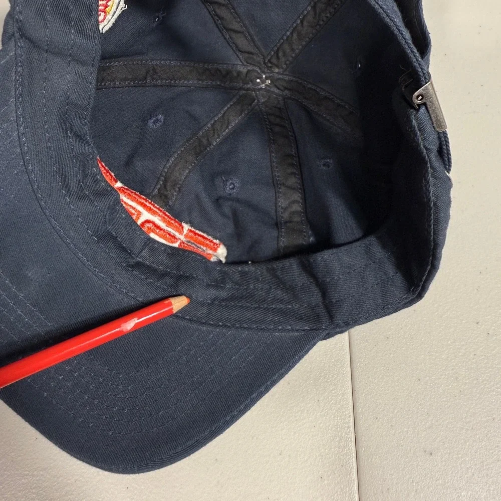 ESPN Sportscenter Miller Lite Classic Dad Hat Cap Blue & Red Embroidered